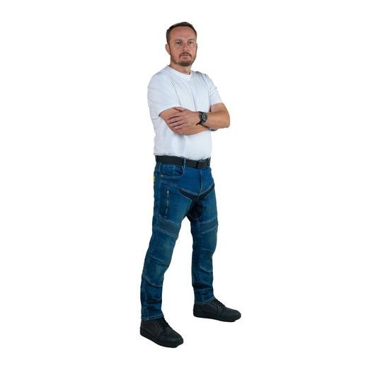 MBW BRUNO SHORT PÁNSKÉ DYNEEMA DŽÍNY - KEVLAROVÉ KALHOTY - NA MOTORKÁŘE