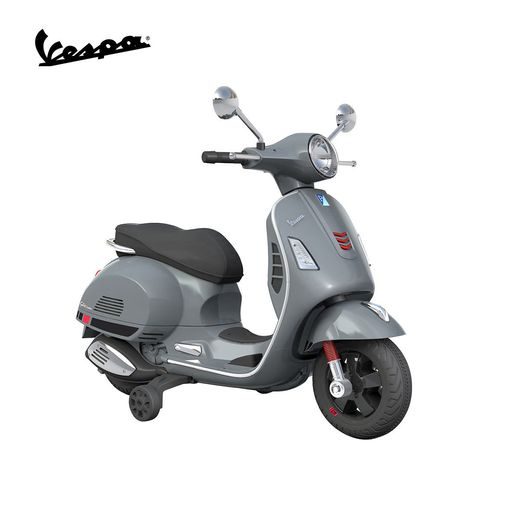 DĚTSKÝ ELEKTRICKÝ SKŮTR VESPA - ŠEDÁ