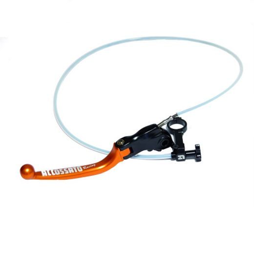 PÁČKA BRZDY ACCOSSATO WITH INTEGRATED REMOTE ADJUSTER FOR ORIGINAL BRAKE MASTER CYLINDERS FOLDING ORANGE