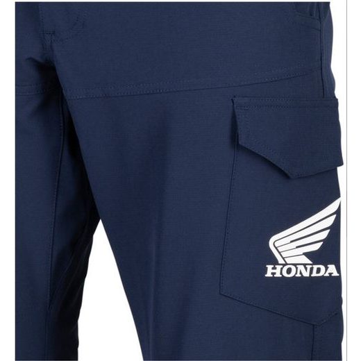 HONDA SPORTOVNÍ KALHOTY RACING - MODRÁ - DÁRKY PRO FANOUŠKY HONDA - NA MOTORKÁŘE