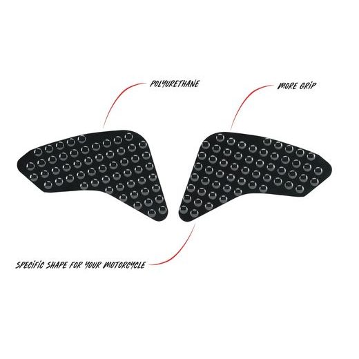 TANKPAD PUIG PRO 2 22552N ČERNÝ - PLEXI ŠTÍTY - NA MOTORKU