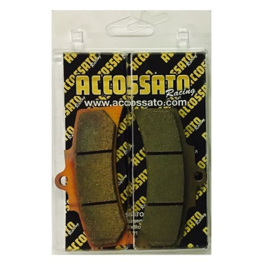 BRZDOVÉ DESTIČKY ACCOSSATO AGPA202 EV1 - BRZDOVÉ DESTIČKY - NA MOTORKU