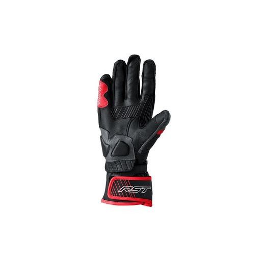 RUKAVICE RST FULCRUM CE / 3179 - ČERNÁ, ČERVENÁ - KOŽENÉ RUKAVICE - NA MOTORKÁŘE