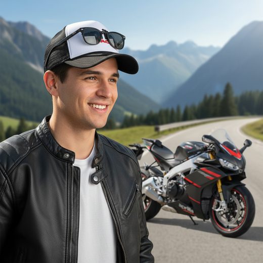 KŠILTOVKA APRILIA RACING 2025 TRUCKER - DÁRKY PRO FANOUŠKY APRILIA - NA MOTORKÁŘE