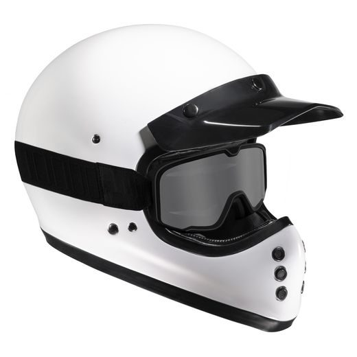 HJC PŘILBA V60 SOLID WHITE - INTEGRÁLNÍ HELMY - NA MOTORKÁŘE