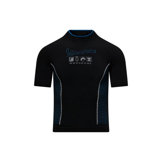 VESPA BEZEŠVÉ TRIČKO - ČERNÁ - TRIČKA - NA MOTORKÁŘE