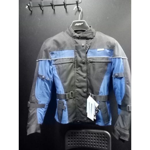 BUNDA TOLEDO MODRÁ/ČERNÁ 38 - TEXTILNÍ BUNDY - NA MOTORKÁŘE