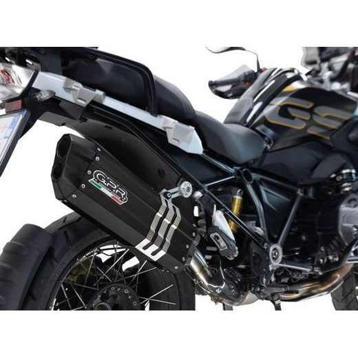 KONCOVKA VÝFUKU SLIP-ON GPR HYPER SONIC BLACK TITANIUM BM.99.1.HYSOBLK MATNÁ ČERNÁ ZAHRNUJE SPOJOVACÍ SVOD A ODNÍMATELNÝ DB KILLER - KONCOVKY VÝFUKU - NA MOTORKU