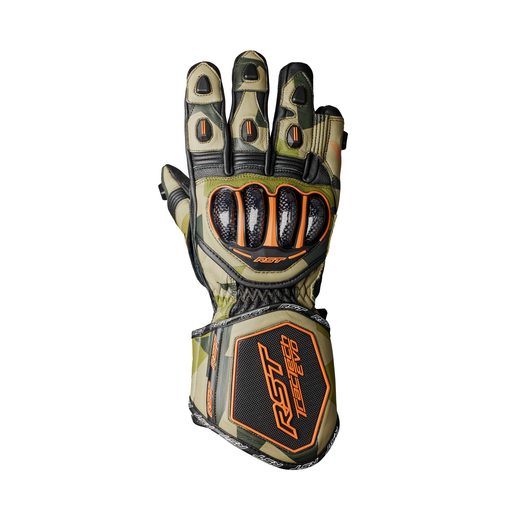 TRACTECH EVO 4 CE MENS GLOVE - CAMO/ORANGE - SPORTOVNÍ RUKAVICE - NA MOTORKÁŘE