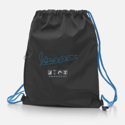 VAK NA ZÁDA VESPA - ČERNÁ - BATOHY A TAŠKY - NA MOTORKÁŘE