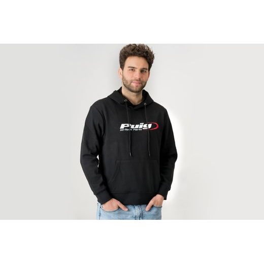 SWEATSHIRT PUIG 3746N XS ČERNÝ - PLEXI ŠTÍTY - NA MOTORKU
