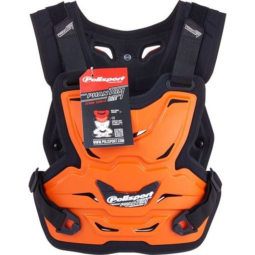 POLISPORT CHRÁNIČ HRUDI POLISPORT PHANTOM LITE ORANŽOVÁ - CHRÁNIČE HRUDI - NA MOTORKÁŘE