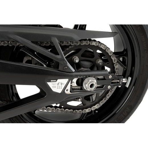 NAPÍNÁK ŘETĚZU PUIG 21038L FIALOVÁ - PLEXI ŠTÍTY - NA MOTORKU