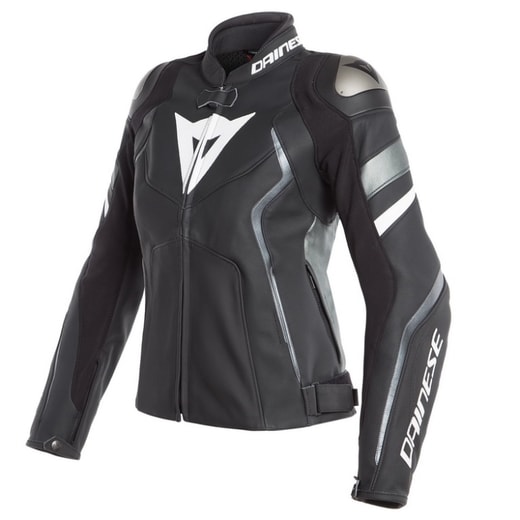 KOŽENÁ BUNDA NA MOTORKU DAINESE AVRO 4 LADY - ČERNÁ