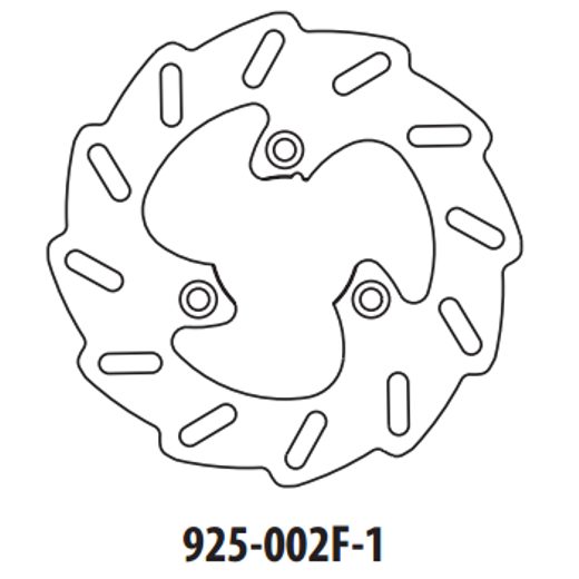 BRZDOVÝ KOTOUČ GOLDFREN 925-002F-1 PŘEDNÍ 190 MM