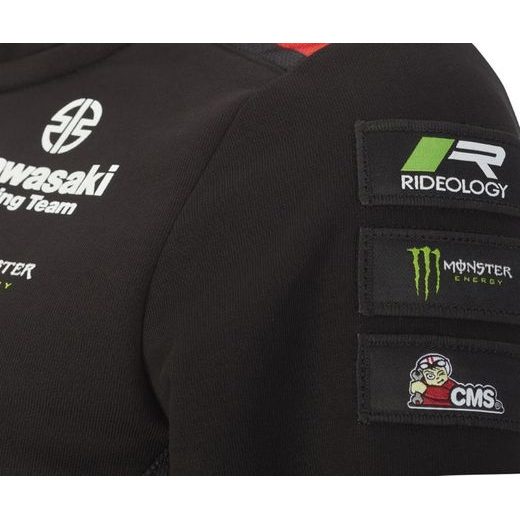 DÁMSKÁ MIKINA KAWASAKI RACING TEAM WSBK 2022 - ČERNÁ - MIKINY - NA MOTORKÁŘE