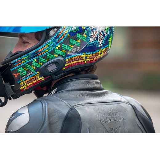 BLUETOOTH HANDSFREE HEADSET 5R (DOSAH 0,7 KM), SENA - INTERKOMY - NA MOTORKÁŘE