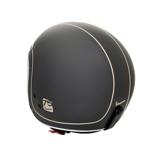 HELMA VESPA JET "75TH" - ČERNÁ - HELMY NA SKÚTR - NA MOTORKÁŘE