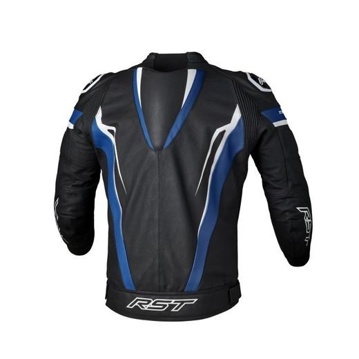 PÁNSKÁ KOŽENÁ BUNDA RST TRACTECH EVO 5 CE 3437 - MODRÁ - SPORTOVNÍ BUNDY - NA MOTORKÁŘE