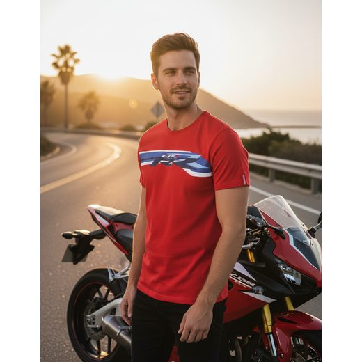 HONDA TRIČKO CBR 21 - ČERVENÁ - DÁRKY PRO FANOUŠKY HONDA - NA MOTORKÁŘE