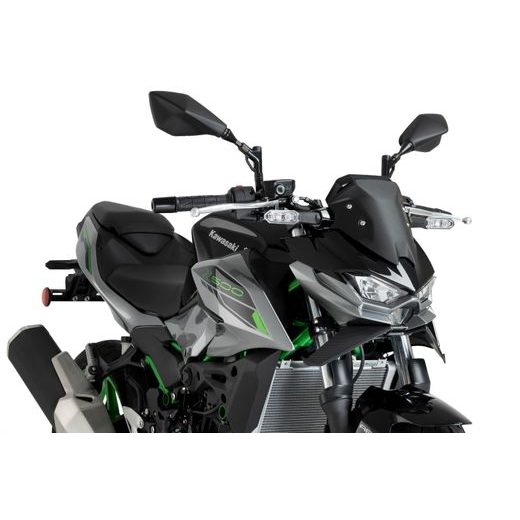 PŘEDNÍ SPOILERY PUIG NAKED 22190C KARBONOVÝ VZHLED - PLEXI ŠTÍTY - NA MOTORKU