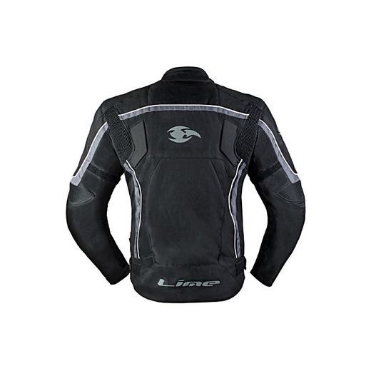 PÁNSKÁ TŘÍVRSTVÁ TEXTILNÍ BUNDA MBW NEO - ČERNO ŠEDÁ - TEXTILNÍ BUNDY - NA MOTORKÁŘE