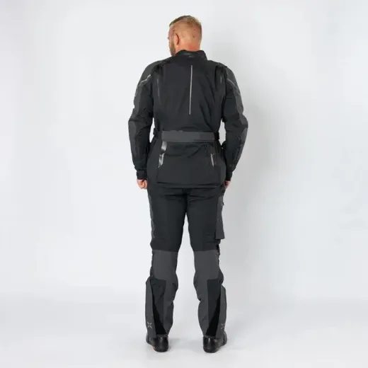 BUNDA S LAMINOVANOU MEMBRÁNOU IXS VENTURE-GTX 1.0 X2-001405 ČERNO-ŠEDÁ - ENDURO BUNDY - NA MOTORKÁŘE