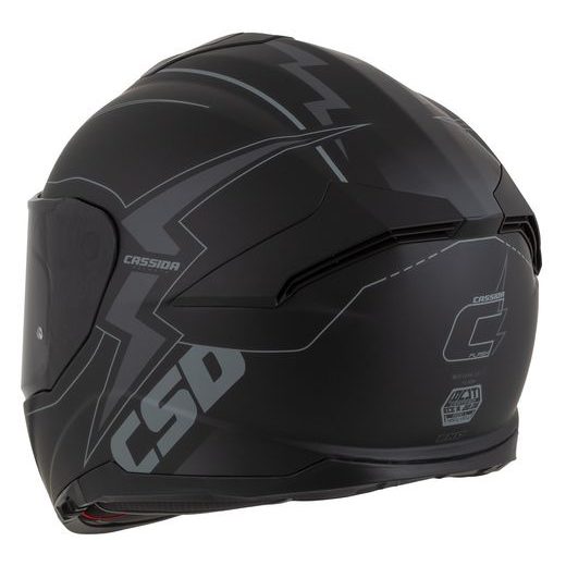 INTEGRÁLNÍ PŘILBA CASSIDA INTEGRAL GT 2.1 - ČERNÁ MATNÁ - SE SLUNEČNÍ CLONOU - NA MOTORKÁŘE