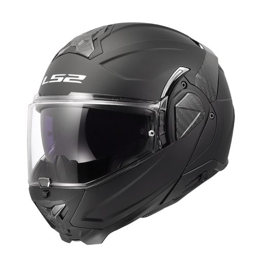 LS2 FF910 ADVANT II SOLID MATT BLACK - PŘEKLOPNÉ HELMY - NA MOTORKÁŘE