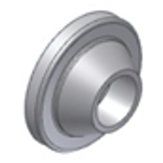 PODLOŽKA Z OBRÁBĚNÉ SLITINY CNC MIVV 50.73.063.1 - KONCOVKY VÝFUKU - NA MOTORKU