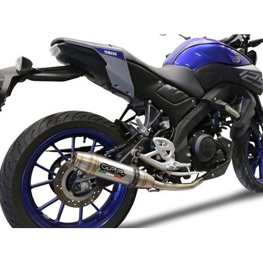 VÝFUK KOMPLETNÍ GPR DEEPTONE INOX Y.215.RACEDB.DE BROUŠENÁ NEREZOVÁ OCEL - VÝFUKY - NA MOTORKU