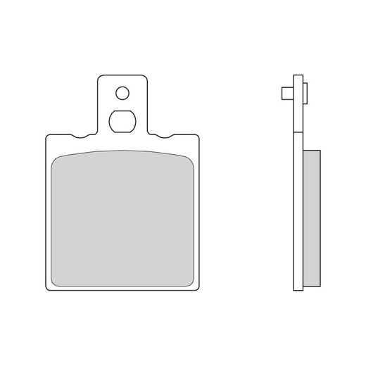 BRZDOVÉ DESTIČKY BREMBO 07BB01SP - BRZDOVÉ DESTIČKY - NA MOTORKU