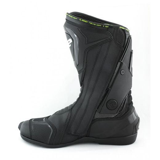 KOŽENÉ SPORTOVNÍ BOTY MBW ABE - ČERNÉ - KOŽENÉ BOTY - NA MOTORKÁŘE