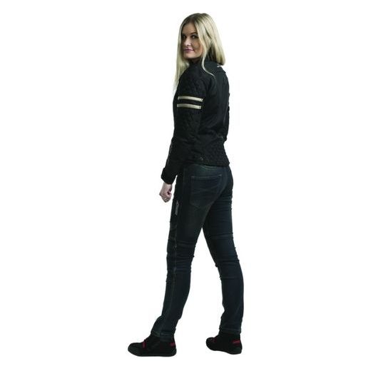 DÁMSKÁ TEXTILNÍ BUNDA MBW SOPHIA - ČERNÁ - TEXTILNÍ BUNDY - NA MOTORKÁŘE