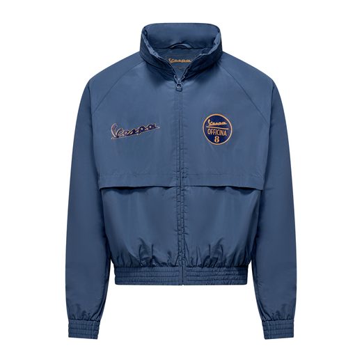 VĚTROVÁ BUNDA OFFICINA 8 - MODRÁ/ZLATÁ - BUNDY - NA MOTORKÁŘE