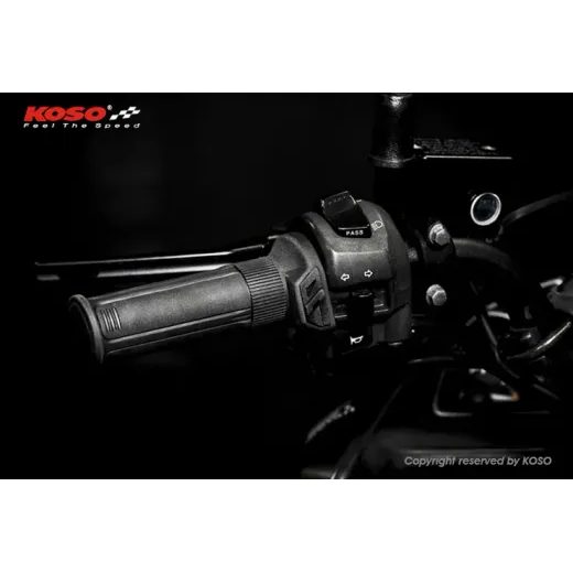 VYHŘÍVANÉ RUKOJETI KOSO HG-13 INTEGROVANÝ SPÍNAČ 120MM - VYHŘÍVANÉ RUKOJETI - NA MOTORKU