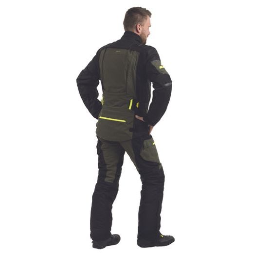 PÁNSKÁ TEXTILNÍ KALHOTY MEMPHIS - ZELENÁ - TEXTILNÍ KALHOTY - NA MOTORKÁŘE