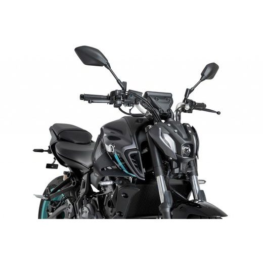 SPOILERY PUIG D12 22459J MATNÁ ČERNÁ - PLEXI ŠTÍTY - NA MOTORKU