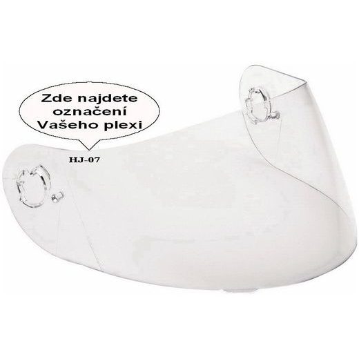 HJC PLEXI HJ-36 PINLOCK DARK SMOKE - PŘÍSLUŠENSTVÍ - NA MOTORKÁŘE