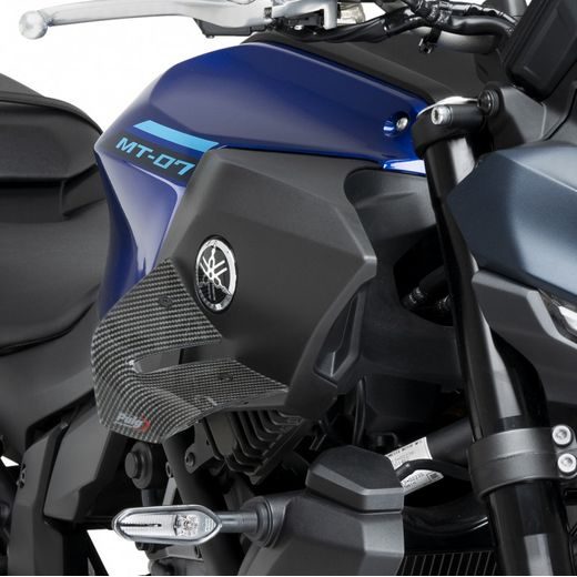 SPOILERY PUIG D12 22416C KARBONOVÝ VZHLED - PLEXI ŠTÍTY - NA MOTORKU
