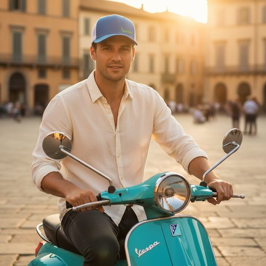 BASEBALLCAP VESPA CONTRAST 9FIFTY - ČEPICE A KŠILTOVKY - NA MOTORKÁŘE