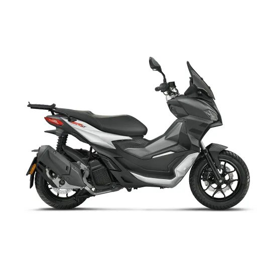 KOMPLETNÍ SADA KUFRU SHAD SH39 CARBON: KUFR + OPĚRKA + MONTÁŽNÍ SADA TOPMASTER PRO APRILIA SR GT 125/200 (2021–2026) - ZAVAZADLA - NA MOTORKU