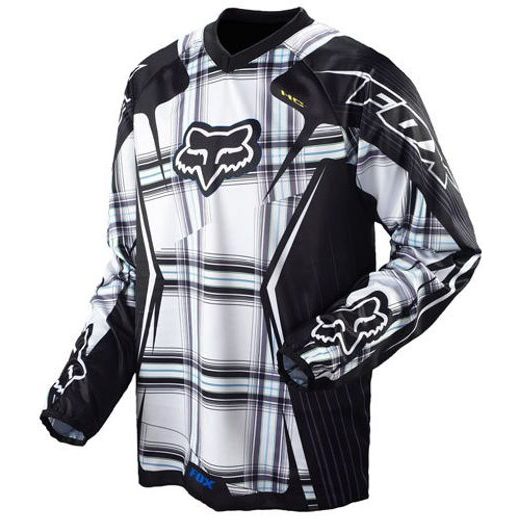 MOTOKROSOVÝ DRES FOX HC PRINT WHITE PLAID