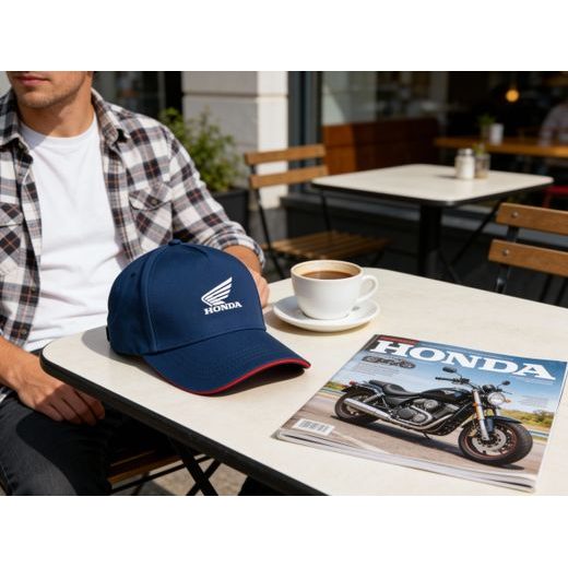 HONDA KŠILTOVKA BLUE - MODRÁ 2025 - ČEPICE A KŠILTOVKY - NA MOTORKÁŘE