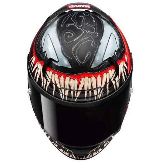 HJC PŘILBA RPHA 12 VENOM 3 MARVEL MC1SF - BEZ SLUNEČNÍ CLONY - NA MOTORKÁŘE