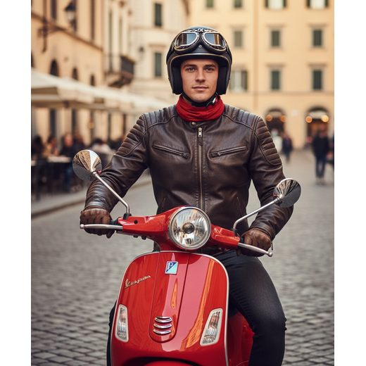 NÁKRČNÍK VESPA - ČERVENÁ - NÁKRČNÍKY - NA MOTORKÁŘE