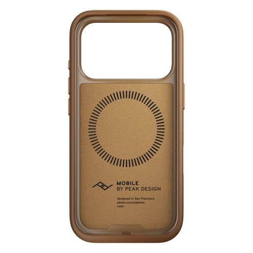 POUZDRO S POUTKEM PRO IPHONE - SVĚTLE HNĚDÁ (TAN) - KRYTY NA TELEFON - NA MOTORKU