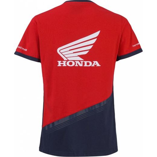 HONDA DÁMSKÉ TRIČKO RACING 25 - ČERVENÁ/MODRÁ - DÁRKY PRO FANOUŠKY HONDA - NA MOTORKÁŘE