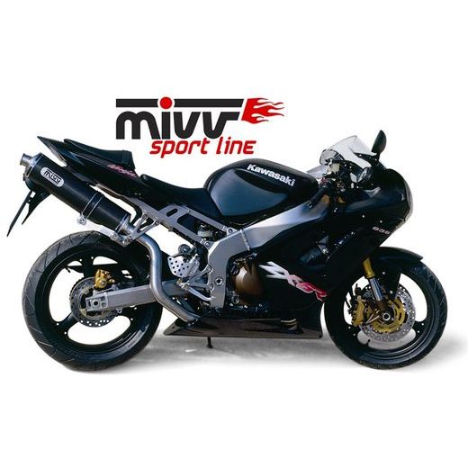 KONCOVKA VÝFUKU MIVV OVAL AK.009.L3 KARBON - KONCOVKY VÝFUKU - NA MOTORKU