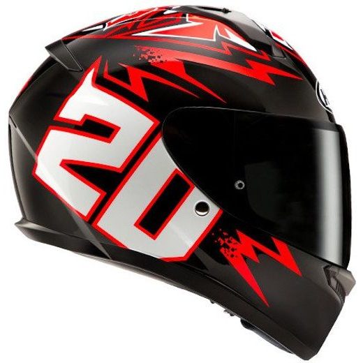 HJC PŘILBA C10 DIABLO MASK MC1 - BEZ SLUNEČNÍ CLONY - NA MOTORKÁŘE